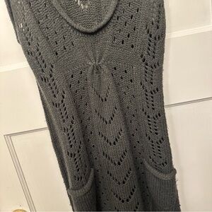 ⭐️ Gray Knit Med Women's Sweater Dress